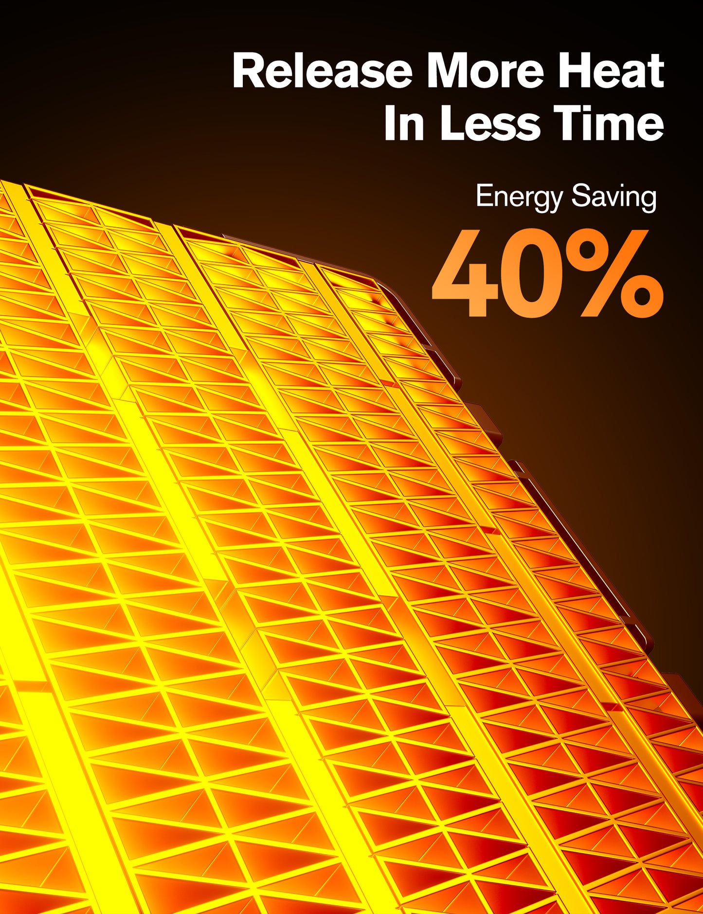 Electric Space Heaters For Indoor Use, 100ยฐunlimited Oscillating, 2S Instant Heating, 1500W PTC Ceramic Patio Heaters For Patio Home, Tip-Over & Overheat Protection, 2 Heating Modes, SnowWhite